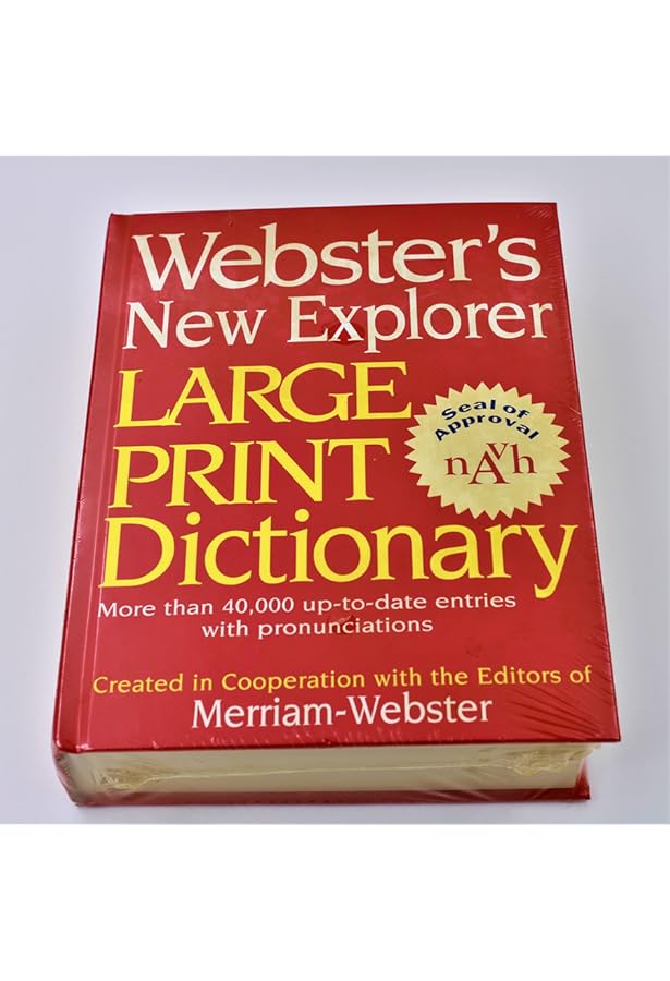Amazon.com: Webster's New World Large Print Dictionary